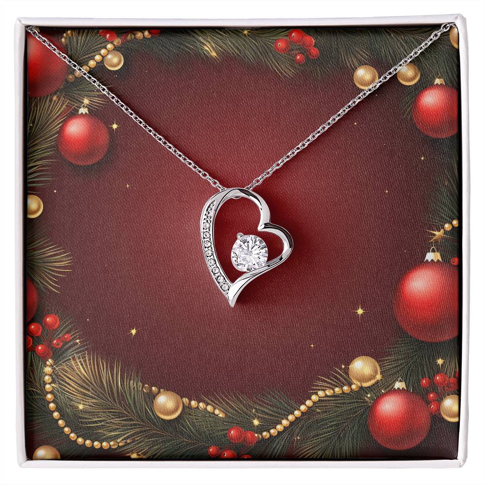 Christmas Background 036 - Forever Love Necklace