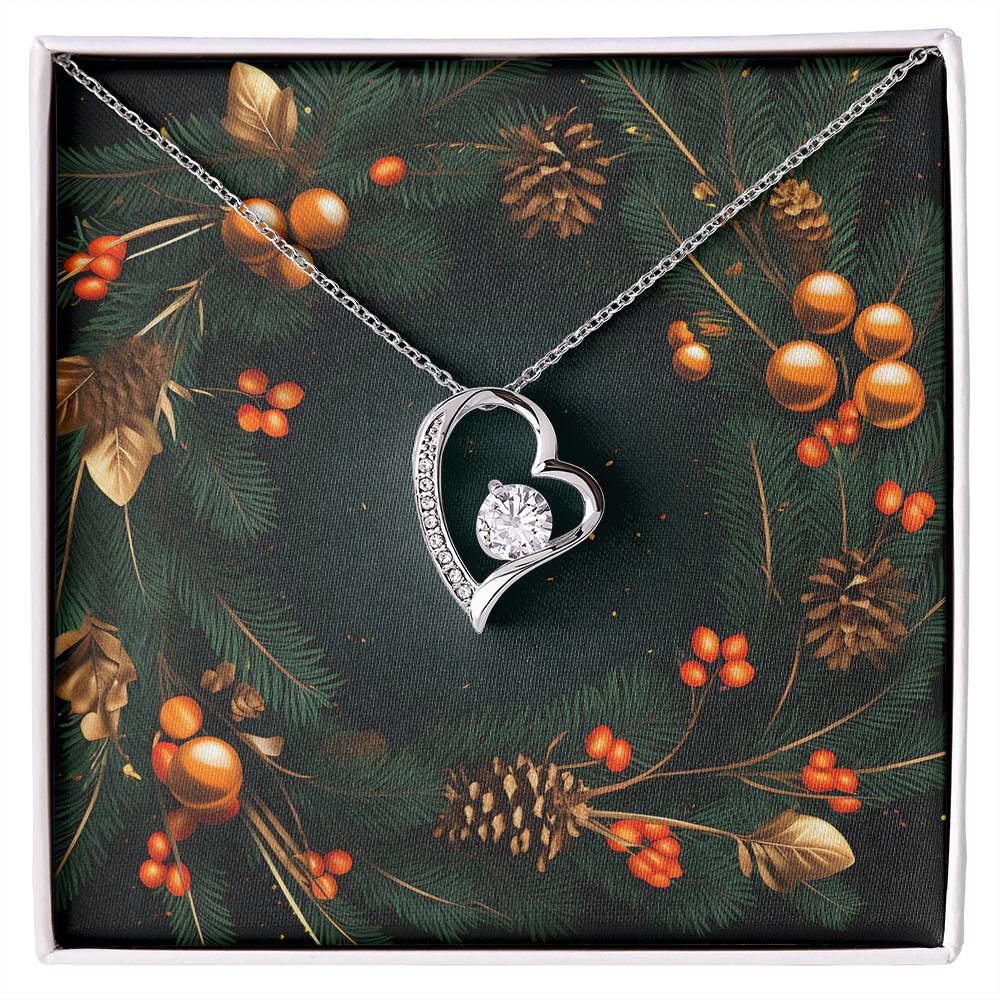 Christmas Background 123 - Forever Love Necklace