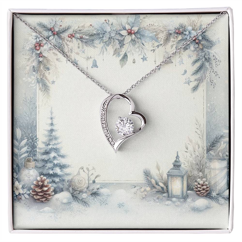 Christmas Background 084 - Forever Love Necklace
