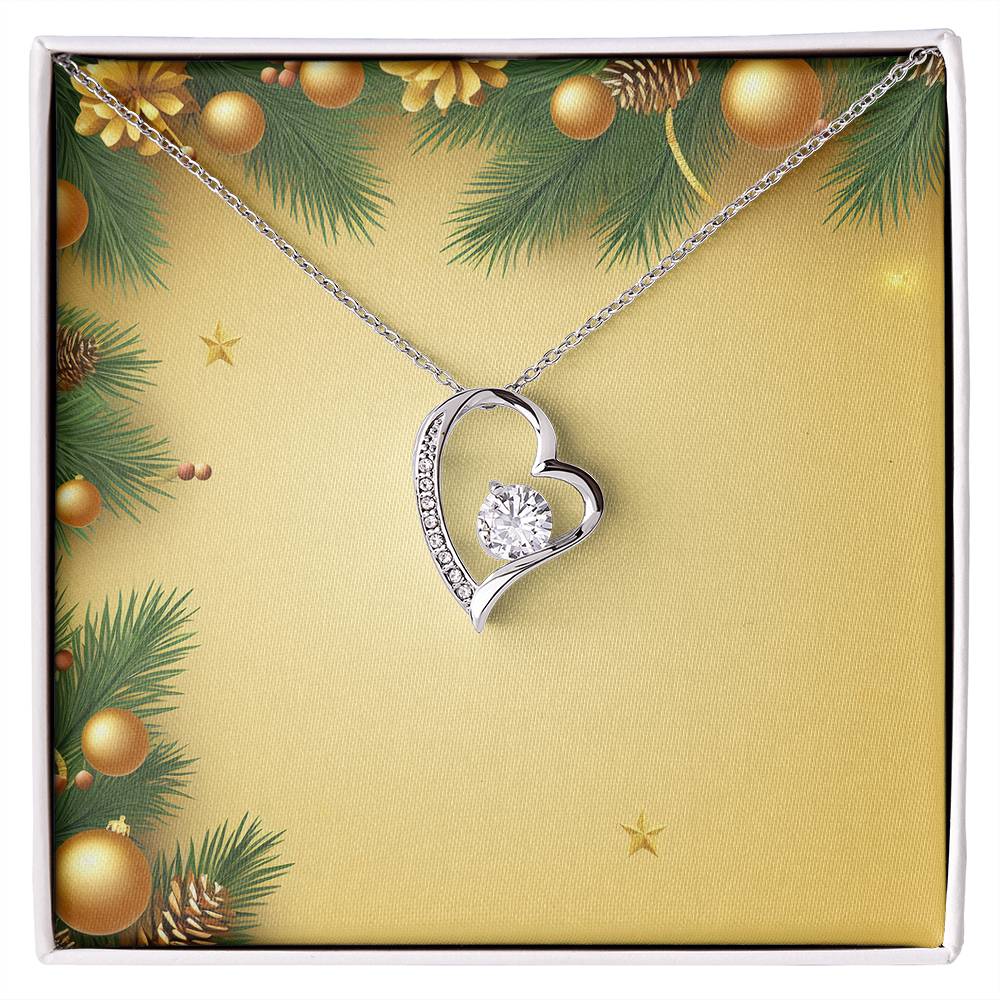 Christmas Background 009 - Forever Love Necklace