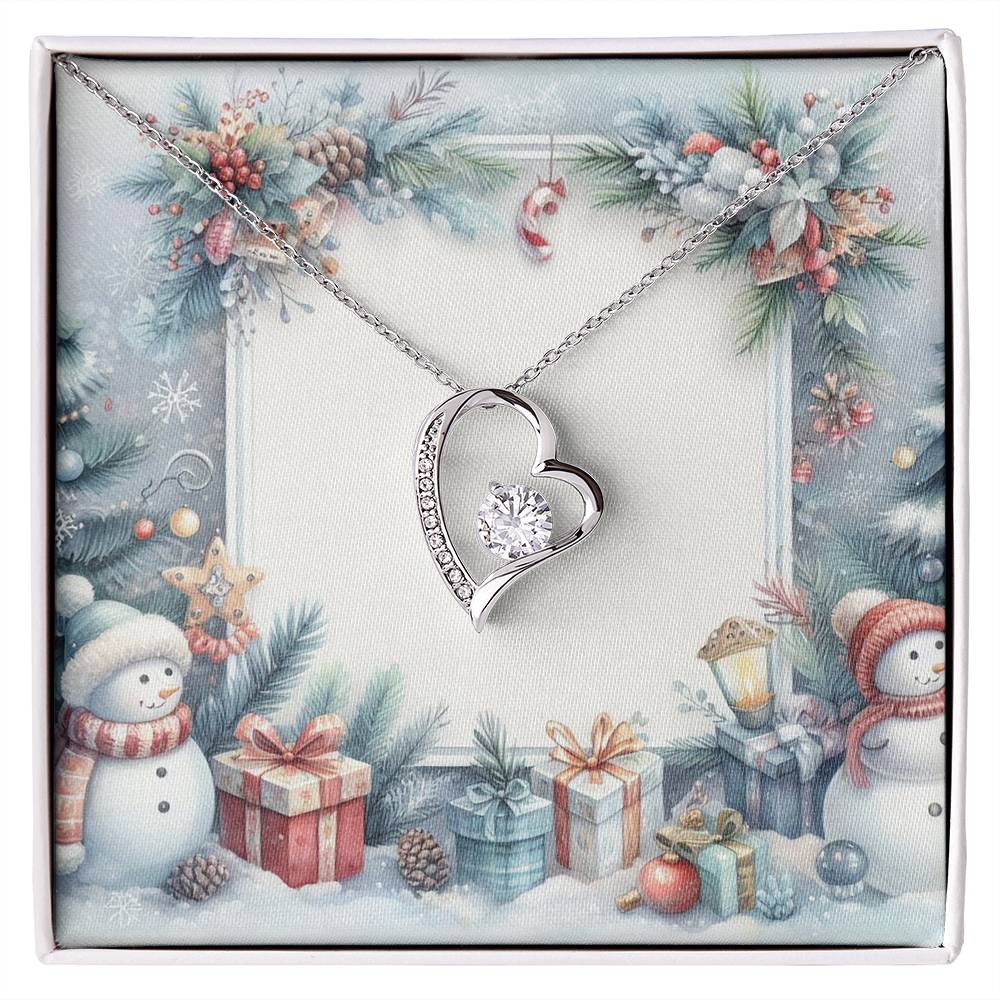 Christmas Background 093 - Forever Love Necklace
