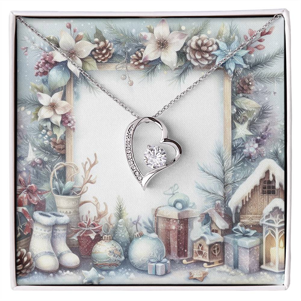 Christmas Background 074 - Forever Love Necklace