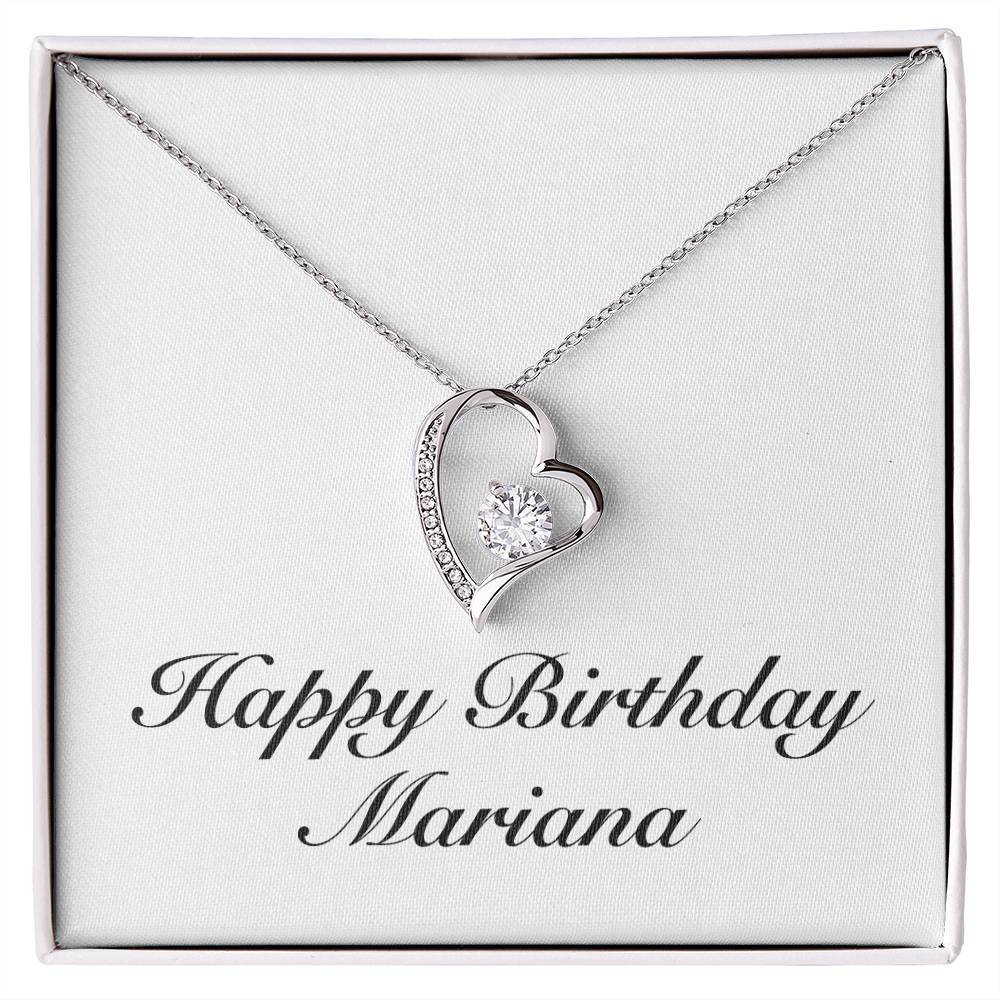 Happy Birthday Mariana - Forever Love Necklace