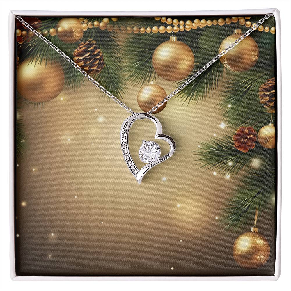 Christmas Background 018 - Forever Love Necklace