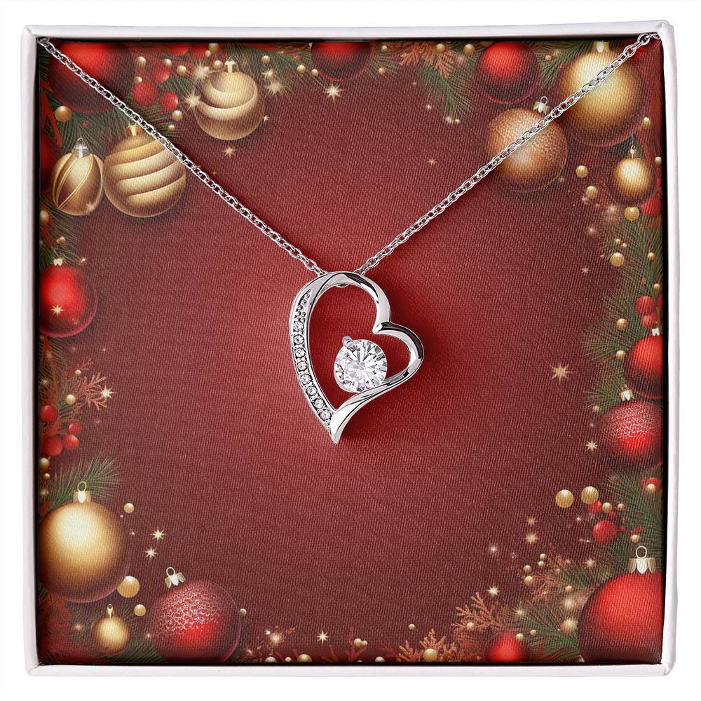 Christmas Background 034 - Forever Love Necklace