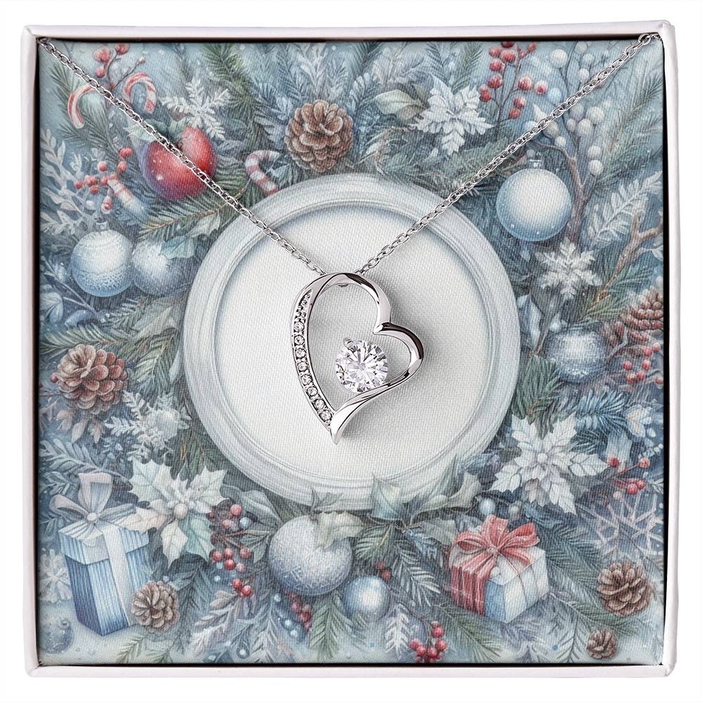Christmas Background 088 - Forever Love Necklace