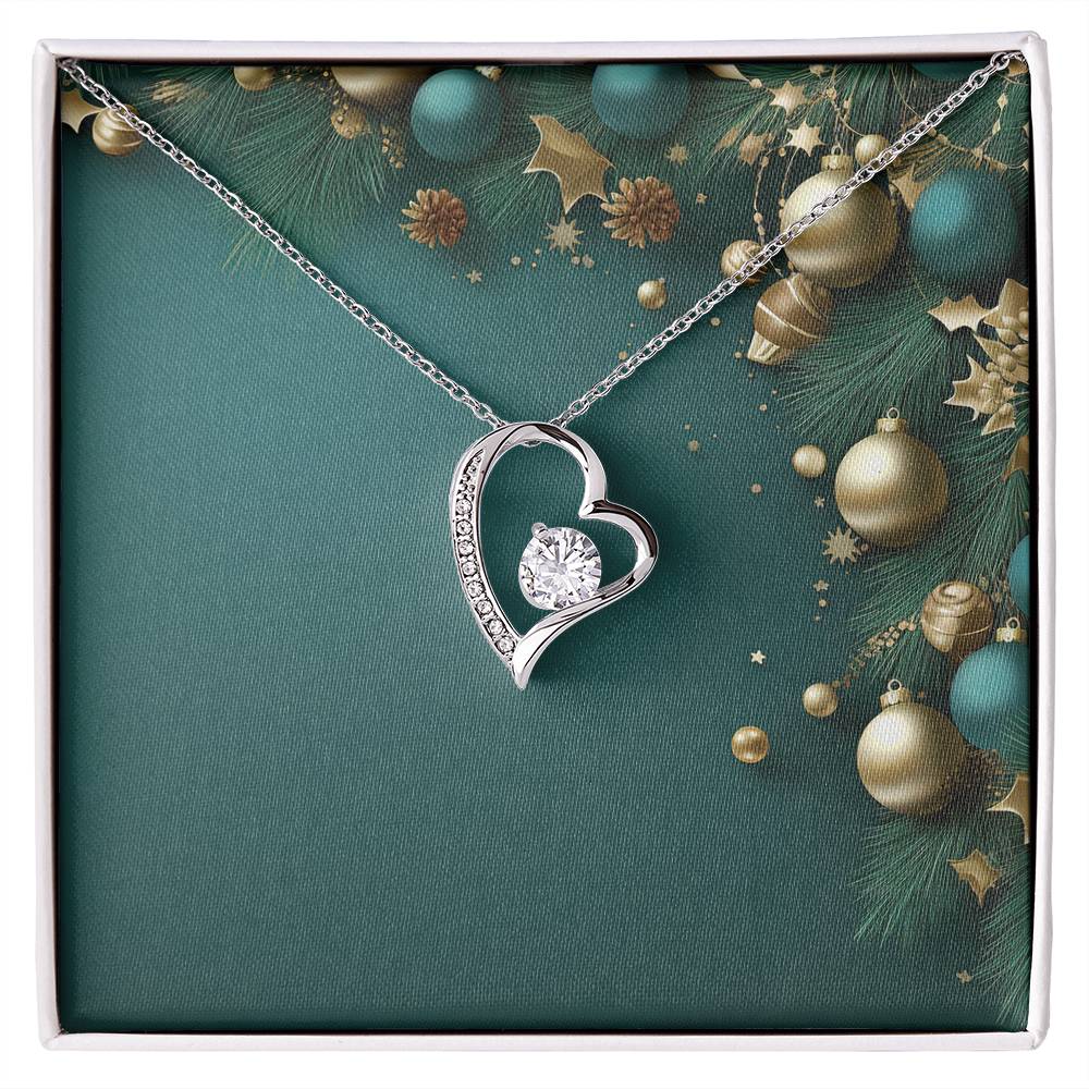 Christmas Background 003 - Forever Love Necklace