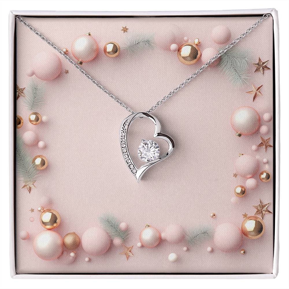Christmas Background 026 - Forever Love Necklace