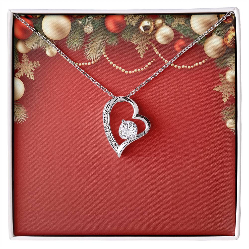 Christmas Background 013 - Forever Love Necklace