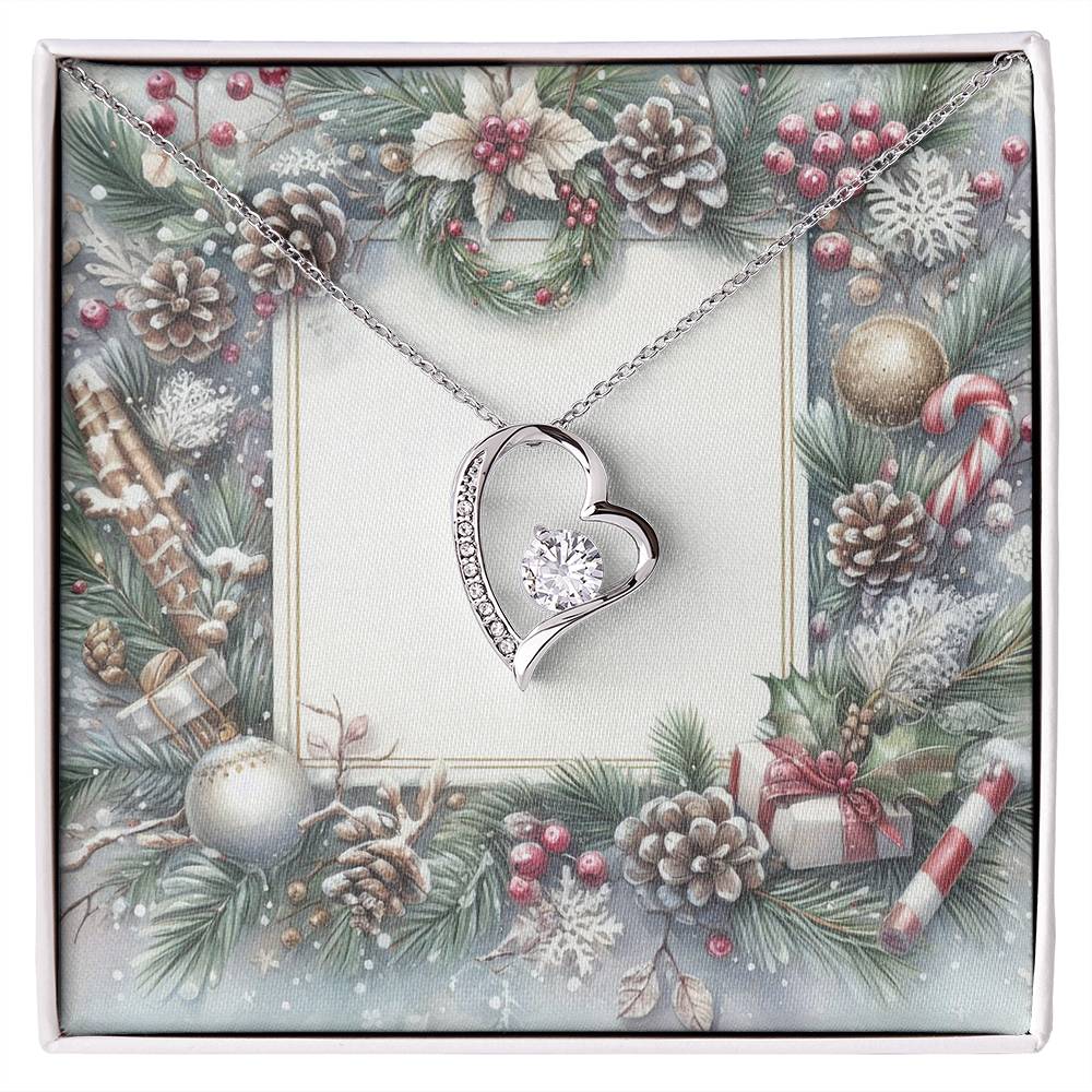 Christmas Background 077 - Forever Love Necklace