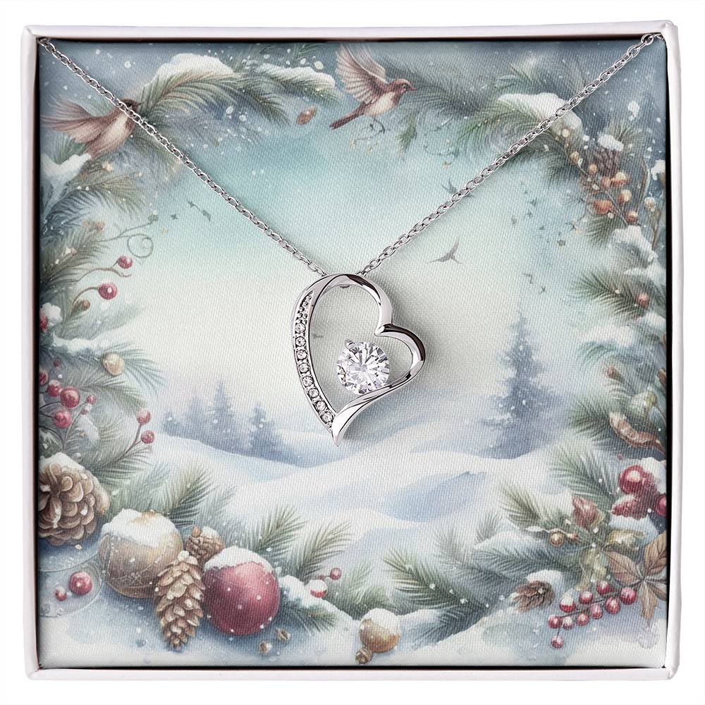 Christmas Background 086 - Forever Love Necklace