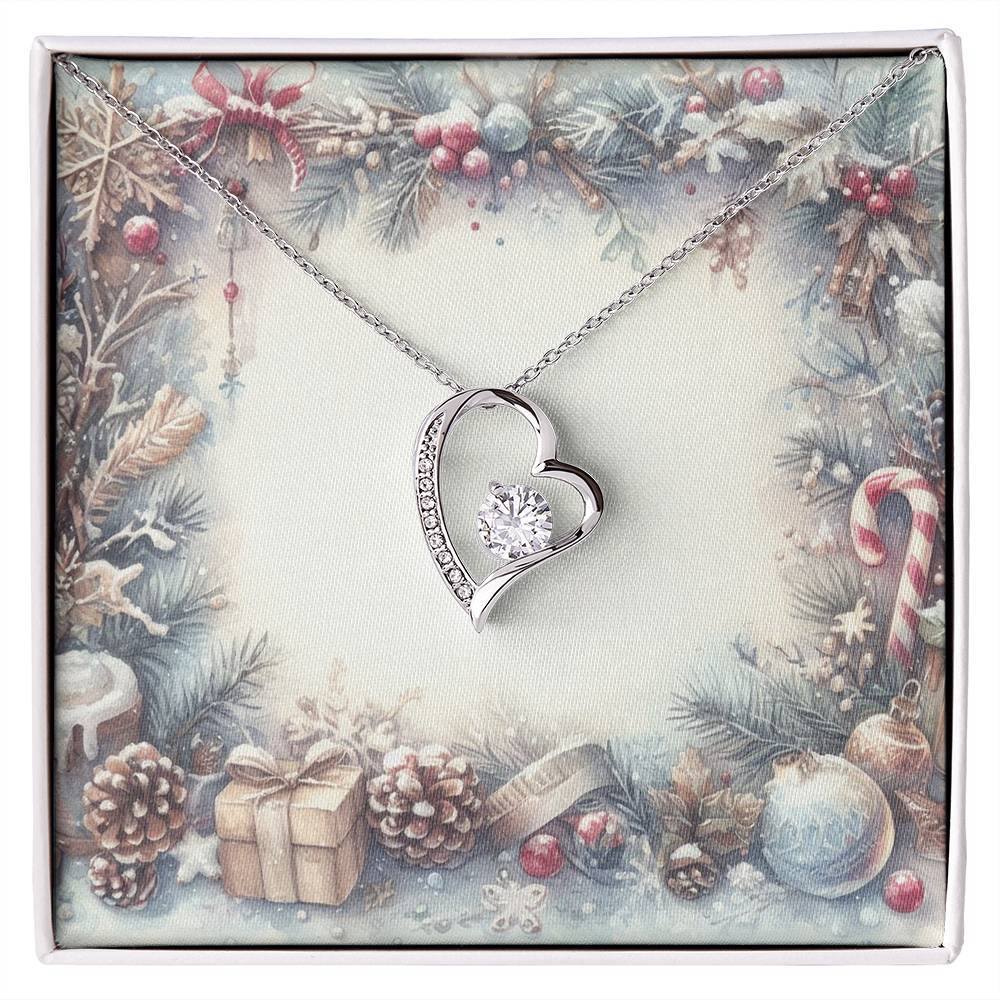 Christmas Background 072 - Forever Love Necklace