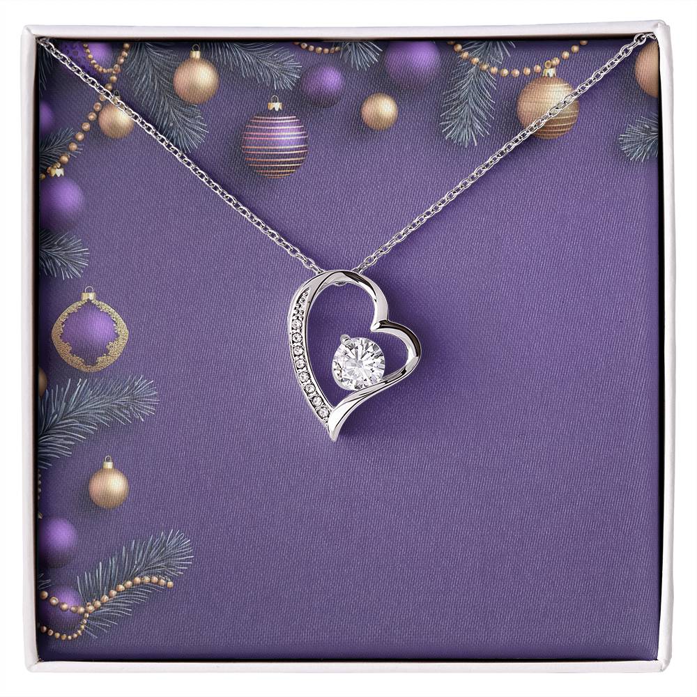 Christmas Background 019 - Forever Love Necklace