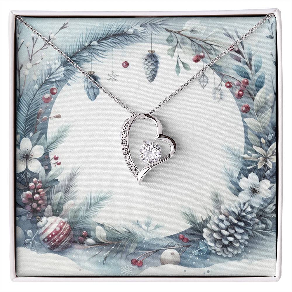 Christmas Background 090 - Forever Love Necklace