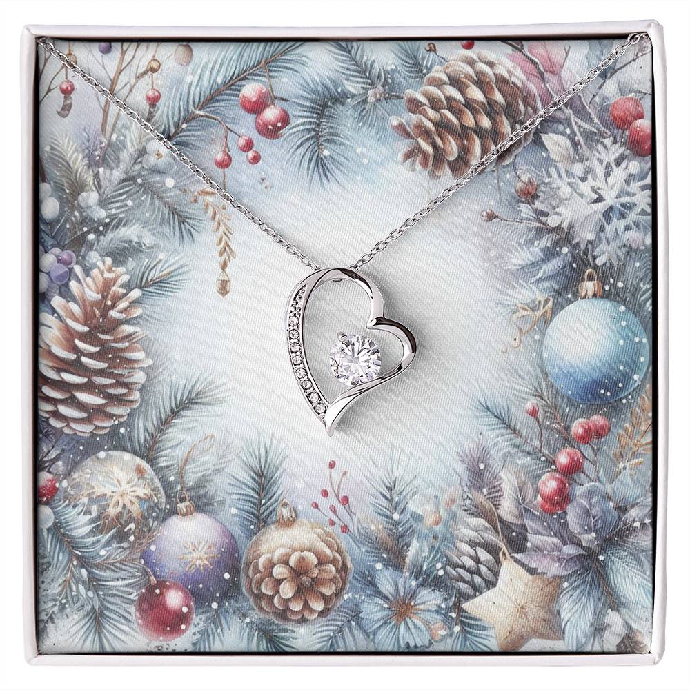 Christmas Background 080 - Forever Love Necklace