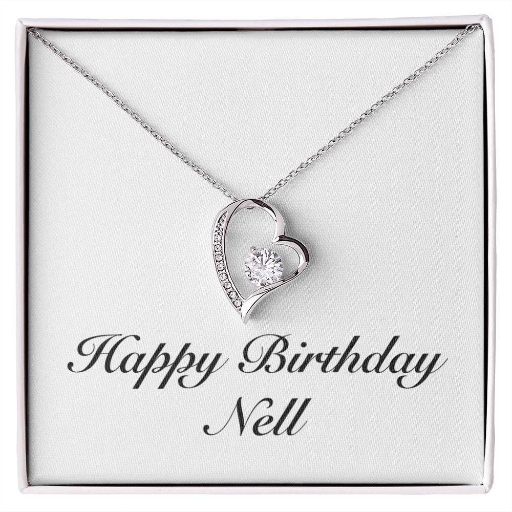 Happy Birthday Nell - Forever Love Necklace