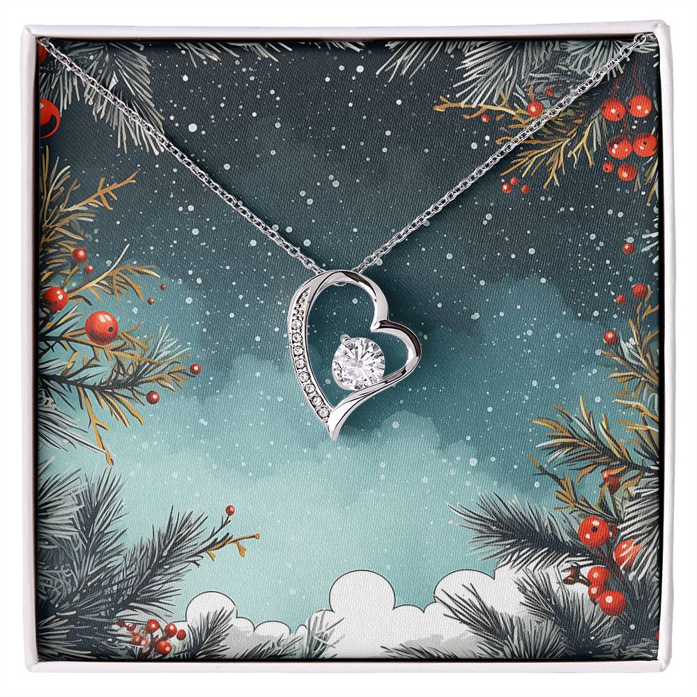 Christmas Background 124 - Forever Love Necklace