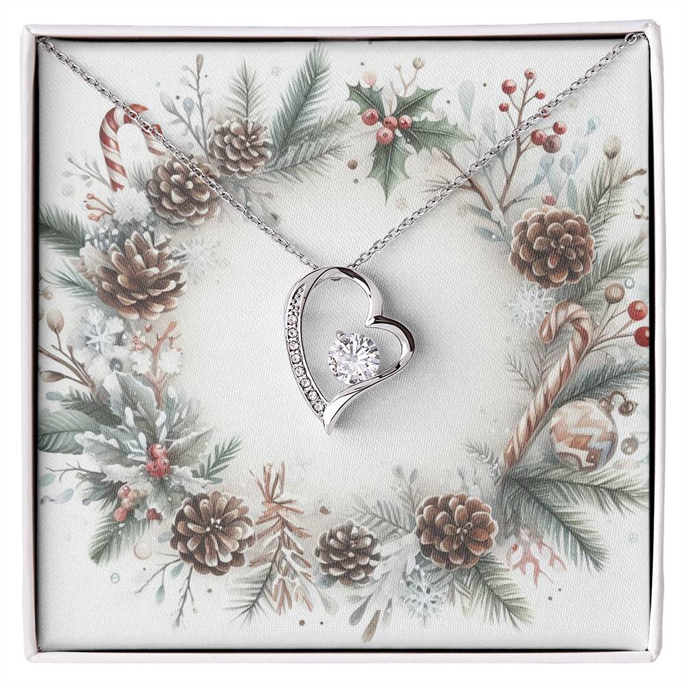 Christmas Background 091 - Forever Love Necklace