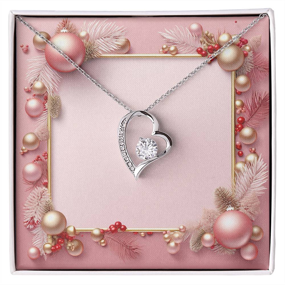 Christmas Background 002 - Forever Love Necklace