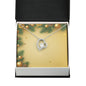 Christmas Background 009 - Forever Love Necklace