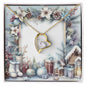 Christmas Background 074 - 18k Yellow Gold Finish Forever Love Necklace