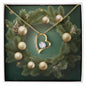 Christmas Background 104 - 18k Yellow Gold Finish Forever Love Necklace