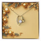 Christmas Background 059 - 18k Yellow Gold Finish Forever Love Necklace