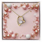 Christmas Background 060 - 18k Yellow Gold Finish Forever Love Necklace