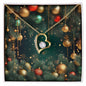 Christmas Background 126 - 18k Yellow Gold Finish Forever Love Necklace