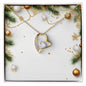 Christmas Background 048 - 18k Yellow Gold Finish Forever Love Necklace