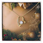 Christmas Background 096 - 18k Yellow Gold Finish Forever Love Necklace