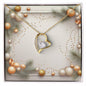 Christmas Background 039 - 18k Yellow Gold Finish Forever Love Necklace