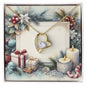 Christmas Background 078 - 18k Yellow Gold Finish Forever Love Necklace