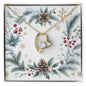 Christmas Background 092 - 18k Yellow Gold Finish Forever Love Necklace
