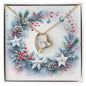 Christmas Background 094 - 18k Yellow Gold Finish Forever Love Necklace