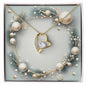 Christmas Background 049 - 18k Yellow Gold Finish Forever Love Necklace