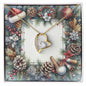 Christmas Background 076 - 18k Yellow Gold Finish Forever Love Necklace