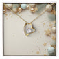 Christmas Background 041 - 18k Yellow Gold Finish Forever Love Necklace