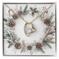 Christmas Background 091 - 18k Yellow Gold Finish Forever Love Necklace