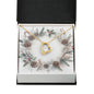 Christmas Background 091 - 18k Yellow Gold Finish Forever Love Necklace