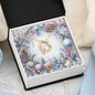 Christmas Background 080 - 18k Yellow Gold Finish Forever Love Necklace