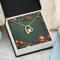 Christmas Background 115 - 18k Yellow Gold Finish Forever Love Necklace