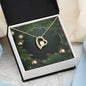Christmas Background 103 - 18k Yellow Gold Finish Forever Love Necklace