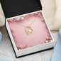 Christmas Background 005 - 18k Yellow Gold Finish Forever Love Necklace
