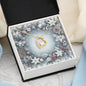 Christmas Background 089 - 18k Yellow Gold Finish Forever Love Necklace
