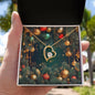 Christmas Background 126 - 18k Yellow Gold Finish Forever Love Necklace