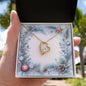 Christmas Background 073 - 18k Yellow Gold Finish Forever Love Necklace