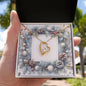 Christmas Background 081 - 18k Yellow Gold Finish Forever Love Necklace