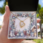 Christmas Background 074 - 18k Yellow Gold Finish Forever Love Necklace
