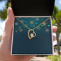 Christmas Background 016 - 18k Yellow Gold Finish Forever Love Necklace